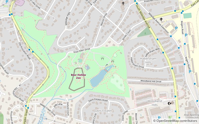 Athens Memorial Park location map
