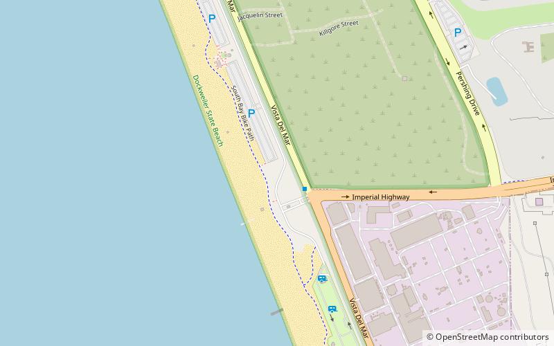 Dockweiler Beach location map