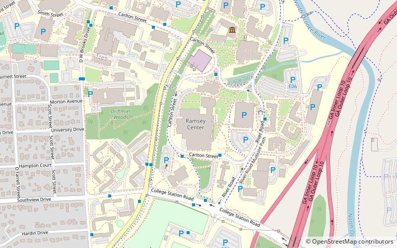 Gabrielsen Natatorium location map