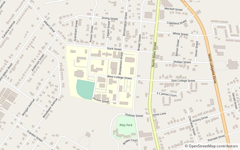 Morris College location map