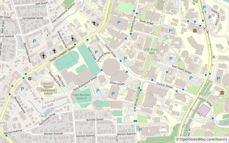 Stegeman Coliseum location map