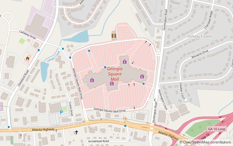 Georgia Square Mall location map