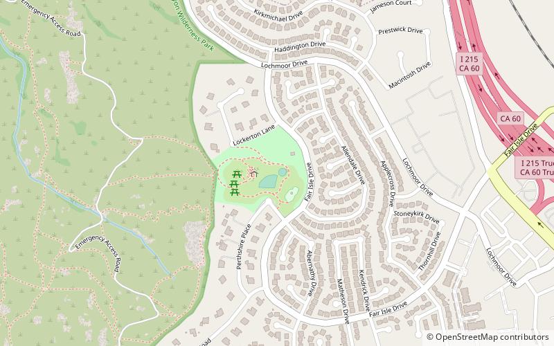 Sycamore Highlands Park location map