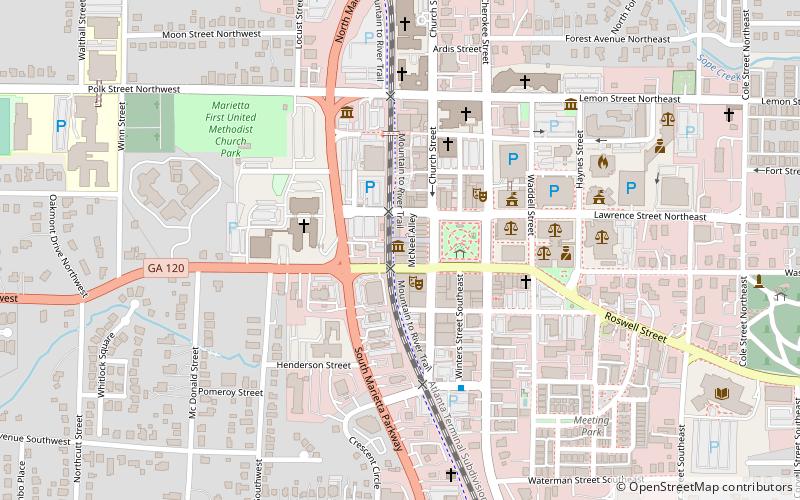 Kennesaw House location map