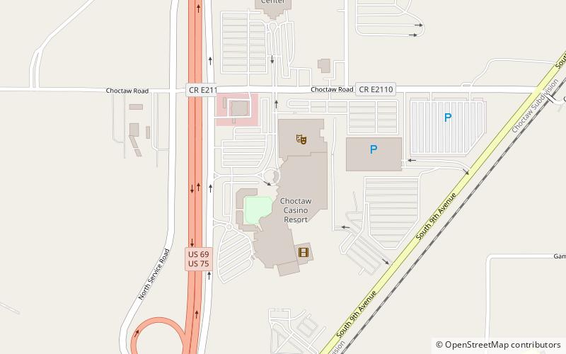 Choctaw Casinos & Resorts location map