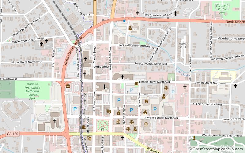 Zion Baptist Church location map