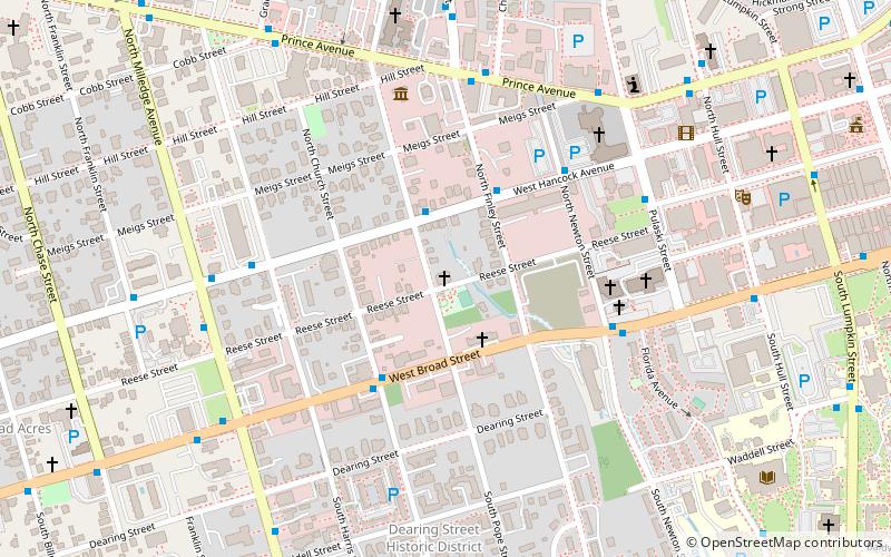 Hill First Baptist Church location map