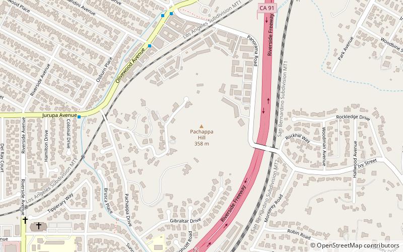 Pachappa Hill location map