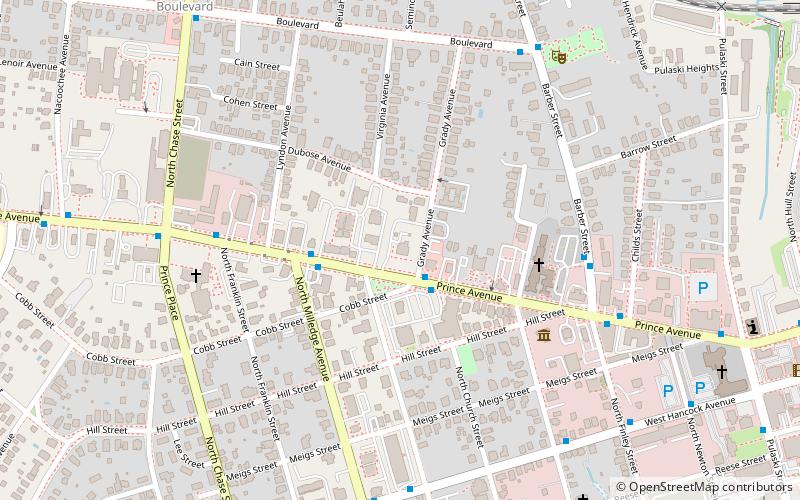 Henry W. Grady House location map