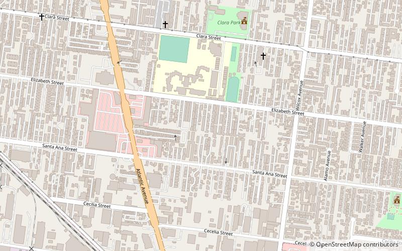 cudahy los angeles location map