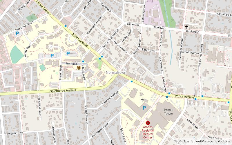 normaltown athens location map
