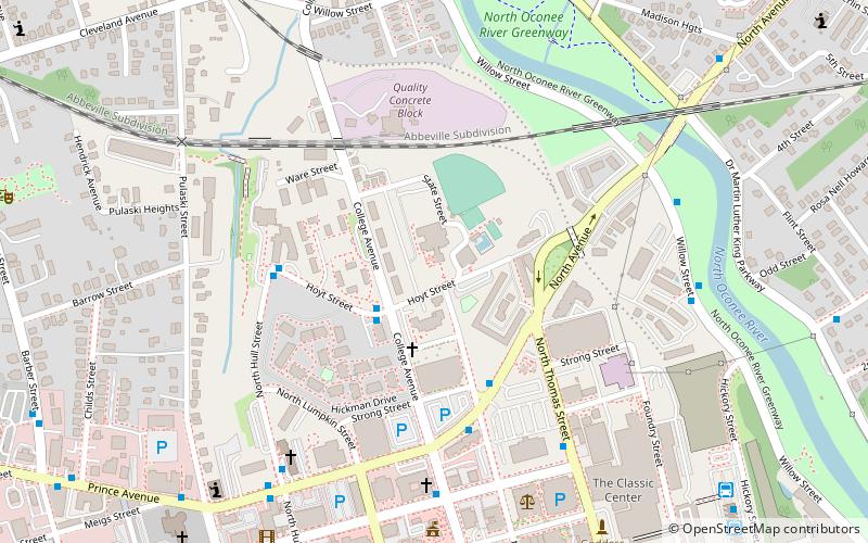 Ware–Lyndon House location map