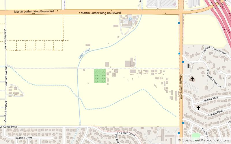 University of California Citrus Experiment Station location map