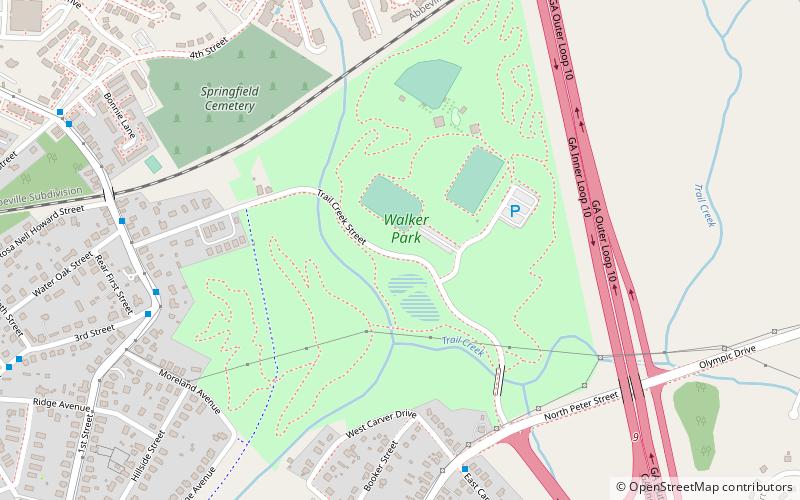 Trail Creek Park location map