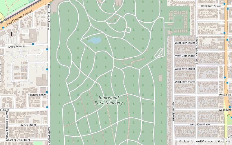 Inglewood Park Cemetery location map