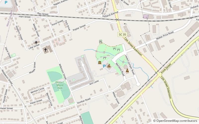 Cayce Historical Museum location map