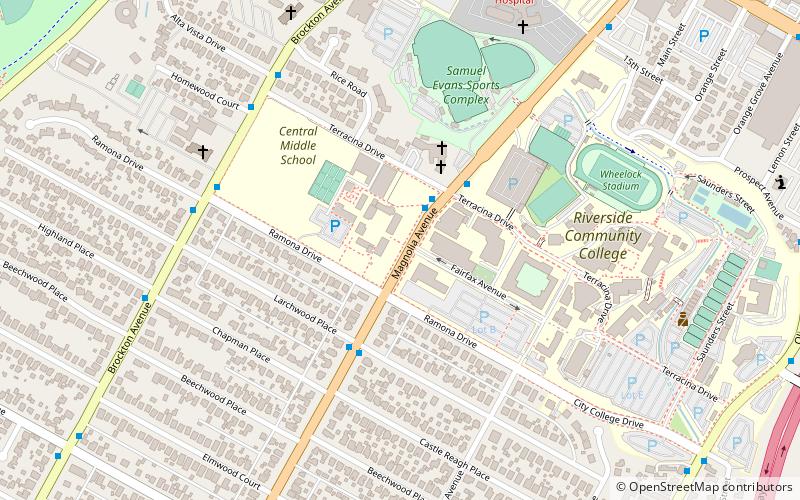 digital library auditorium riverside location map