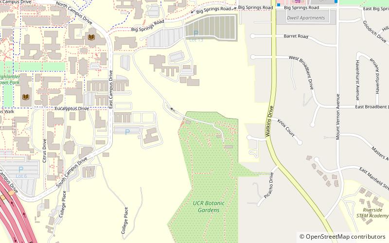 University of California location map