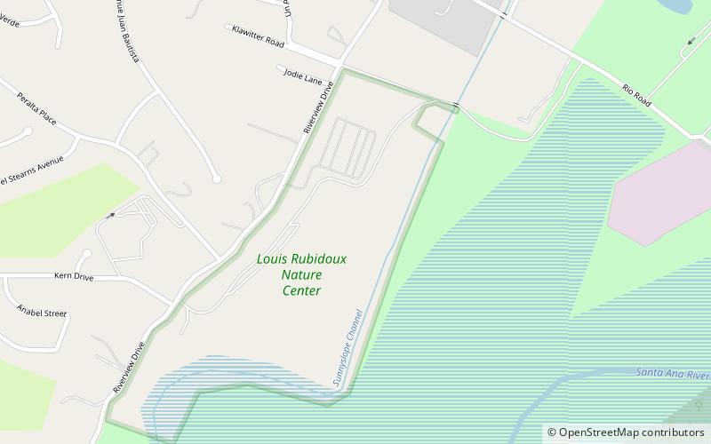 Louis Rubidoux Nature Center location map