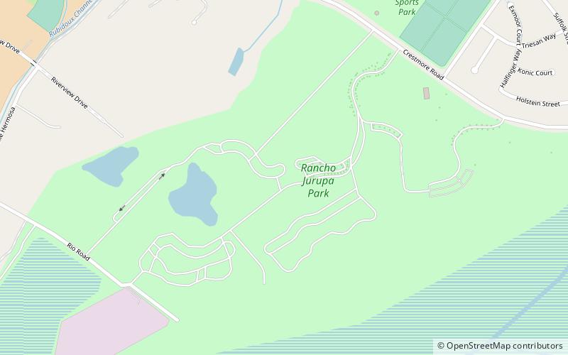 rancho jurupa park riverside location map