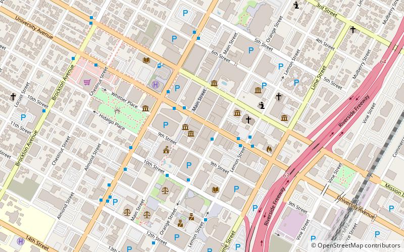UCR ARTSblock location map