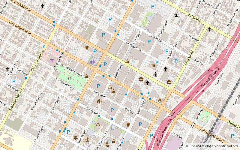 Main Street Pedestrian Mall location map