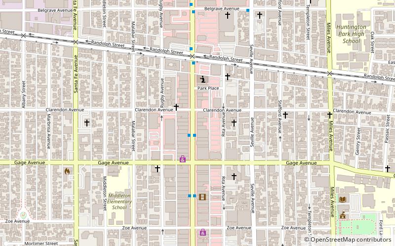 Pacific Boulevard location map