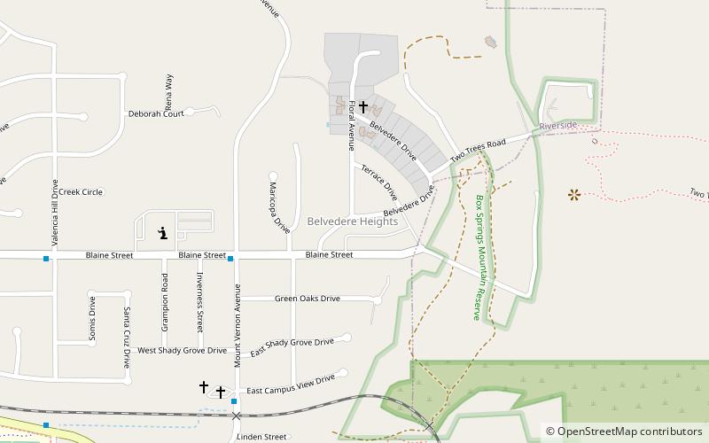 Belvedere Heights location map
