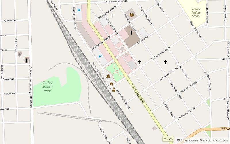 Frisco Park location map