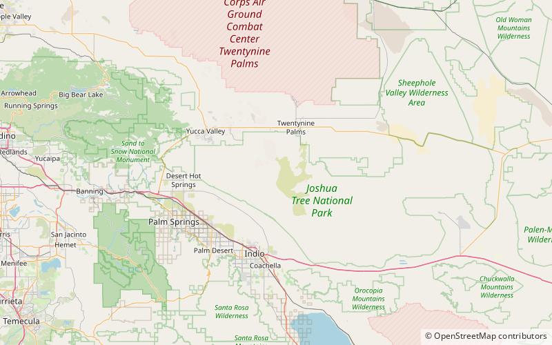 Ryan Mountain location map