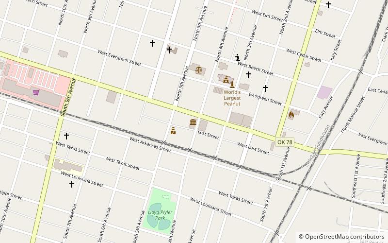 Three Valley Museum location map