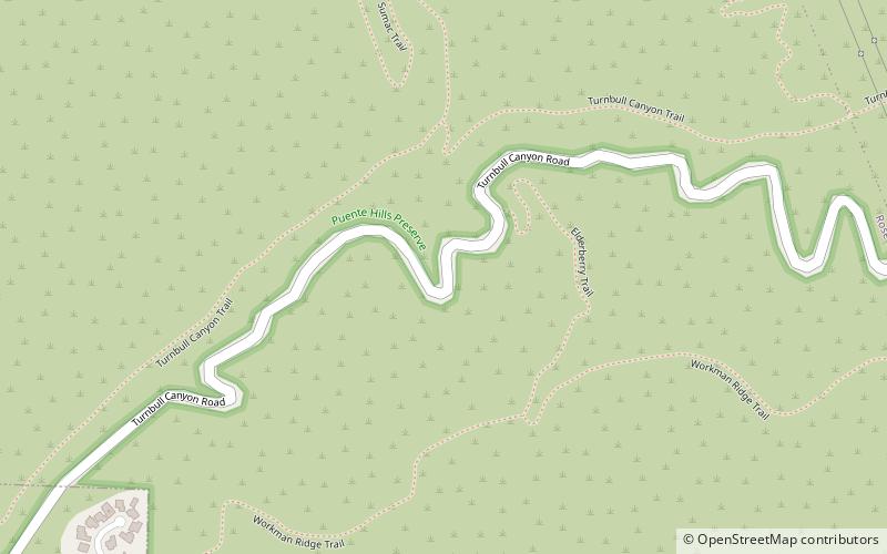 Turnbull Canyon location map