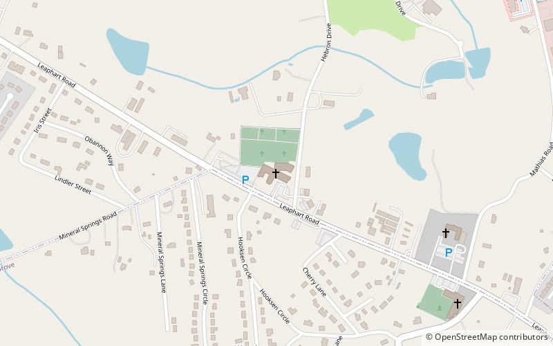 Mount Hebron Temperance Hall location map
