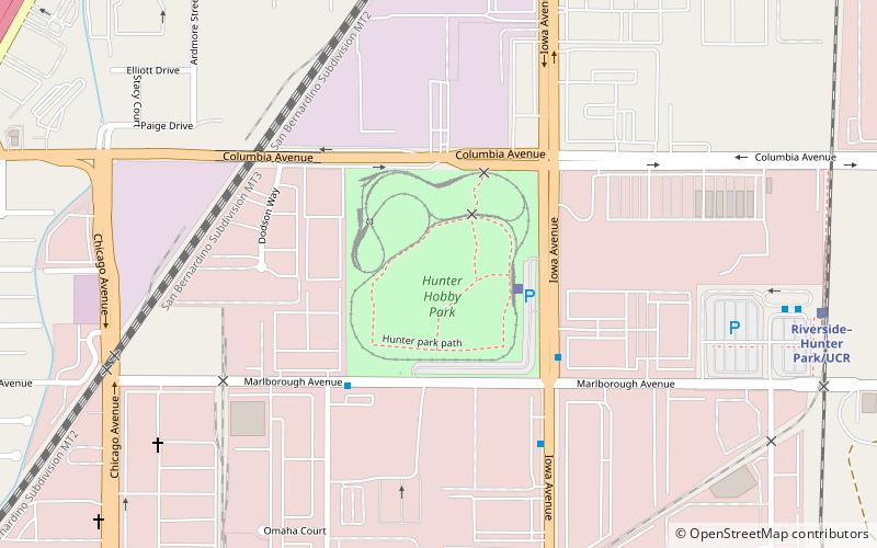 Hunter Hobby Park location map
