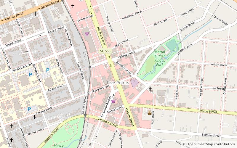 Five Points location map