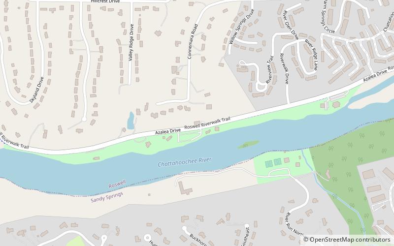Atlanta Rowing Club location map