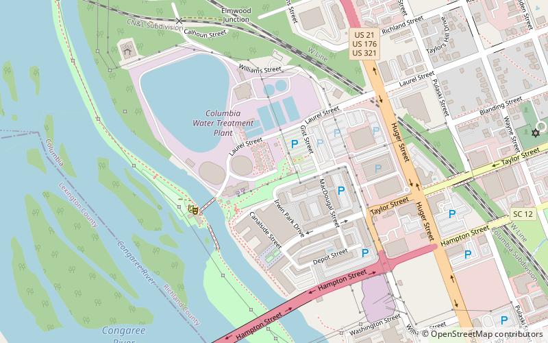 riverfront park columbia location map