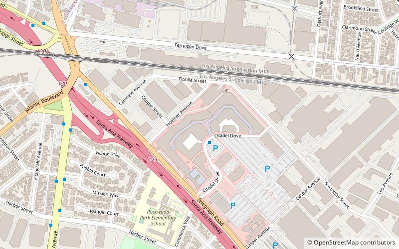 Citadel Outlets location map