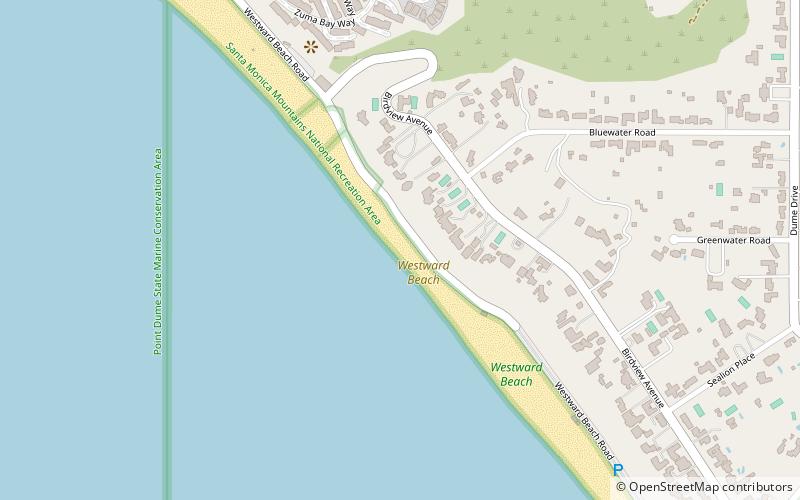 westward beach malibu location map
