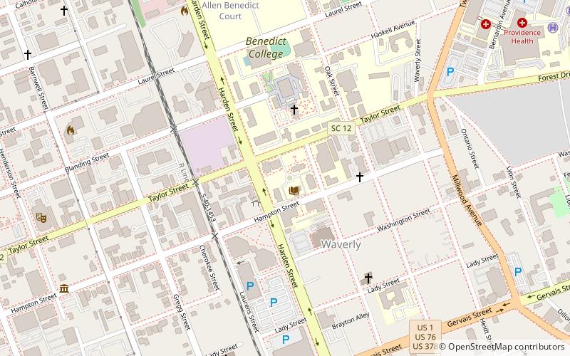 Allen University location map