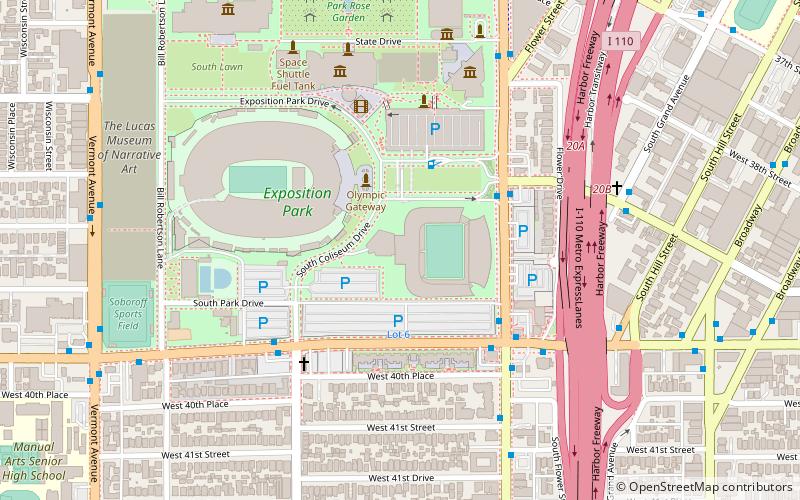 Banc of California Stadium location map
