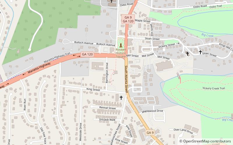 Barrington Hall location map