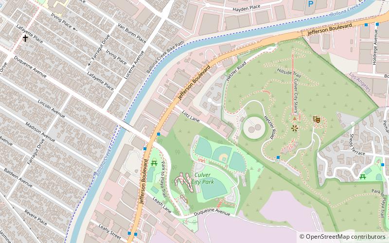 Culver City Stairs location map