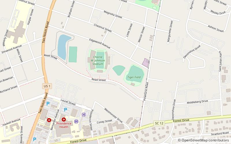 hrc arena columbia location map