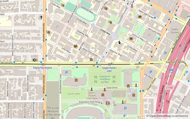 USC Fisher Museum of Art location map