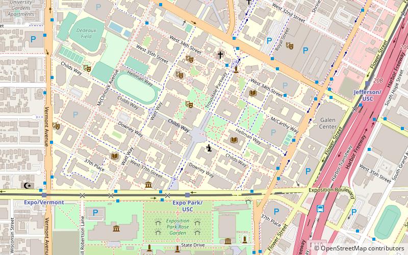 Tommy Trojan location map