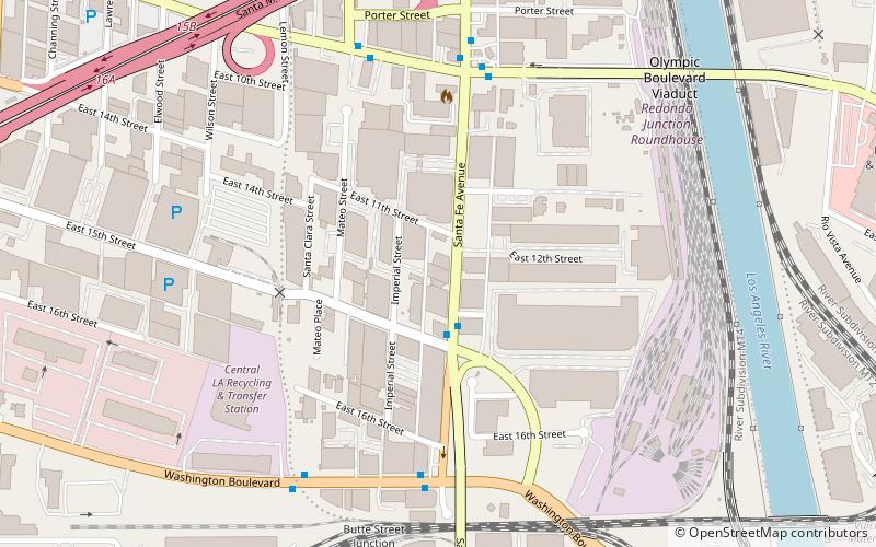 Rosamund Felsen Gallery location map