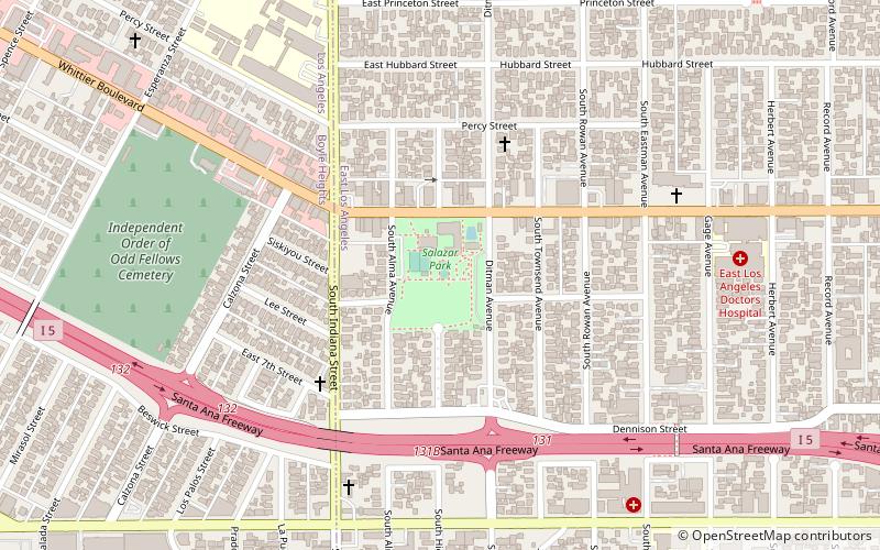 Salazar Park location map