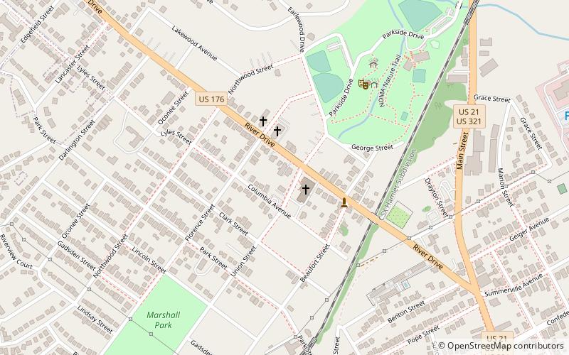 Alta Vista–Camp Fornance–Newman Park Historic District location map