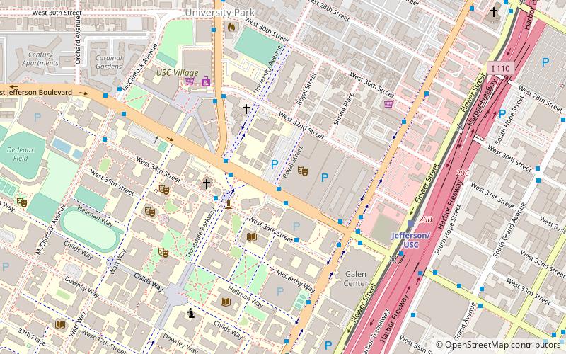 Shrine Auditorium location map